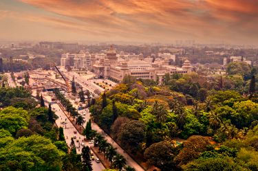 air view of a part of bangalore